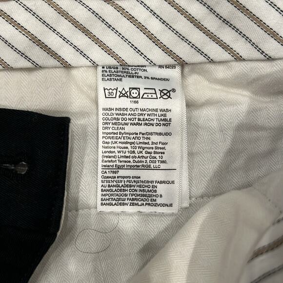 Banana Republic Men's Aiden Slim Fit Chino Pant Black Size 34x30 - Picture 9 of 11